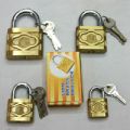 Cast brass padlock