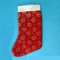 Snowflake Pattern Non-woven Fabric Christmas Socks